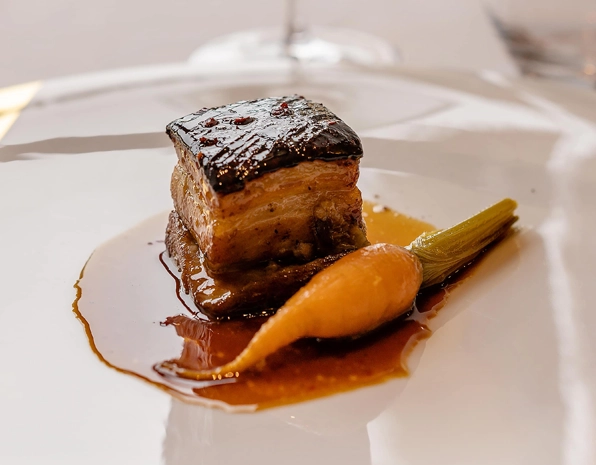 plat du restaurant gastronomique le M