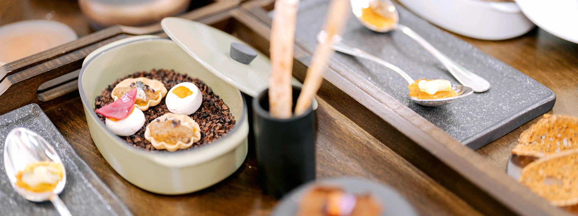 Plat du restaurant gastronomique le M