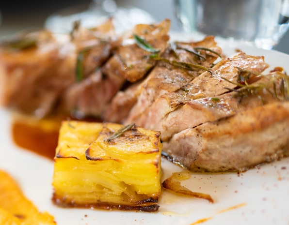 plat servi à la Brasserie Le wedge